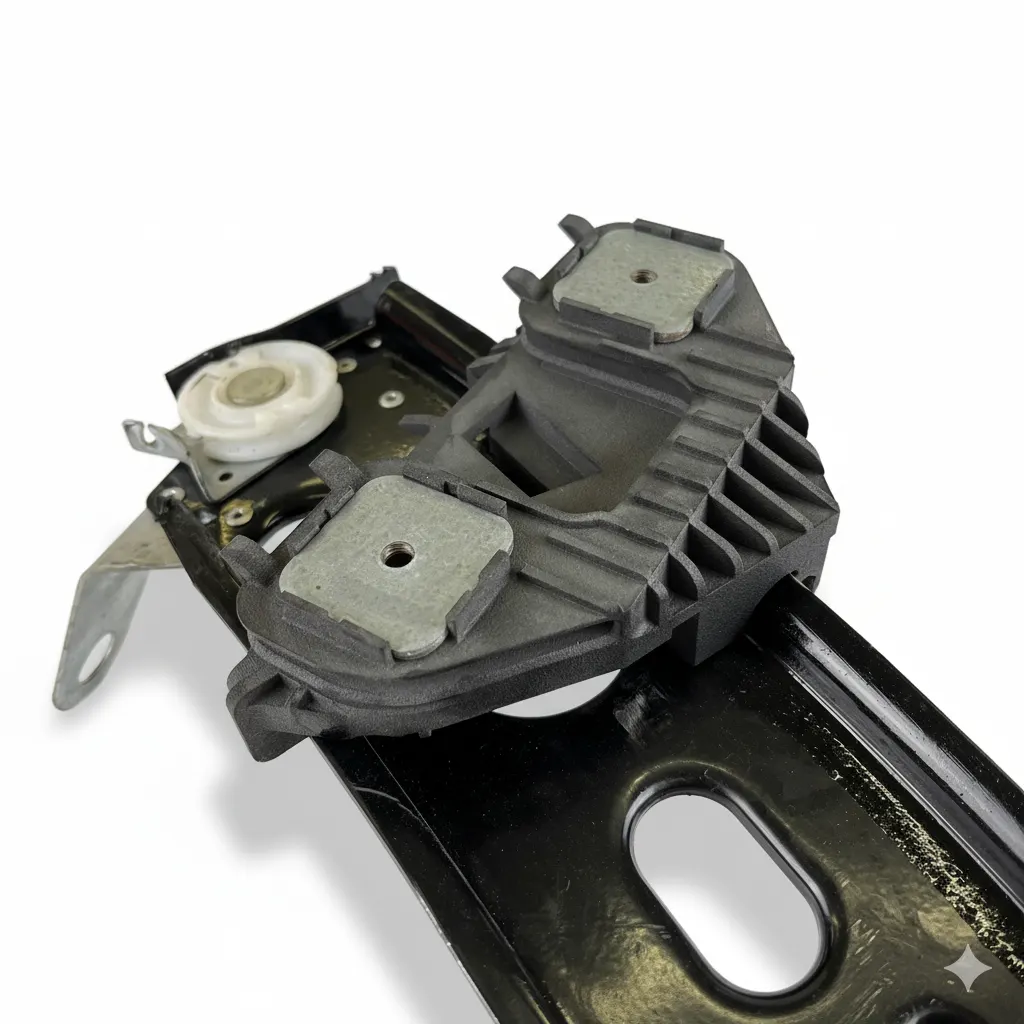 3D nyomtatott ablakemelő szerelvény rögzítő elem Ford Focus Mk2 ablakemelő mechanikán
