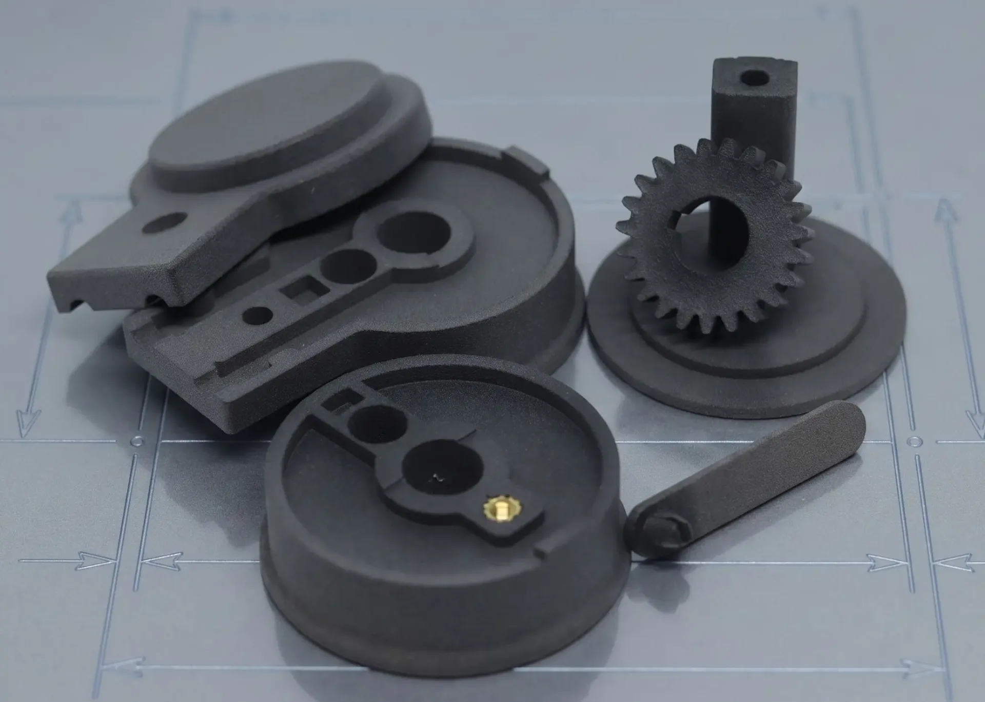 PA12 Nylon alapanyag – SLS 3D nyomtatás ipari minőségű anyaga